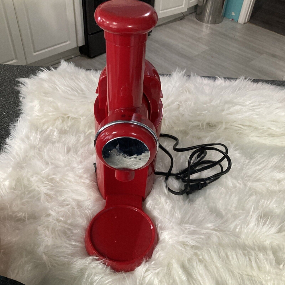 Big Boss Swirlo #9249 Ice Cream Mixer - Red - Tested Read